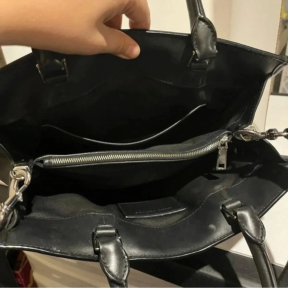 MARC JACOBS Madison Medium Black Leather Shoulder Crossbody Bag - Picture 10 of 16